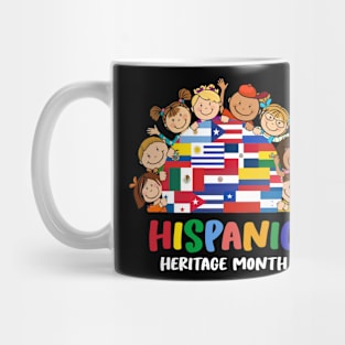 Hispanic Heritage Month Kids Boys Girls Latino Mug